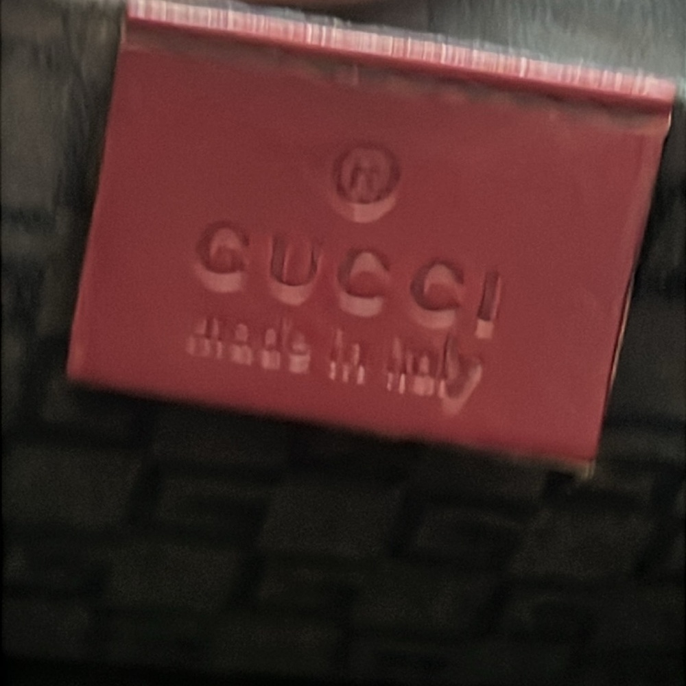 Rare VTG Gucci Limited Leather Baguette Long Style Bag - Picture 10 of 17